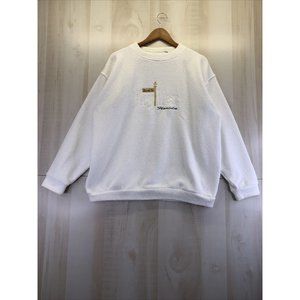 Vintage Trade Winds USA Duval St Key West Florida Womens Cotton Sweater XL-7528